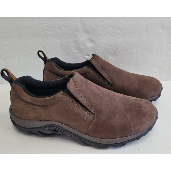 Merrell Men's Jungle Moc Suede Brown Nubuck Shoes Size 8 - Picture 1 of 12